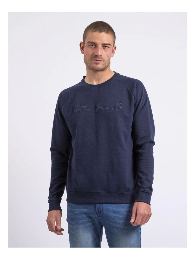 Sweat col rond WINAMOK Bleu marine