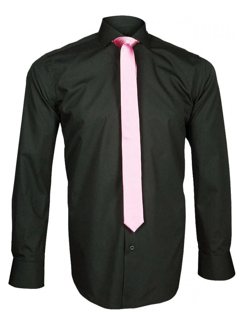Chemise premium BASIC FASHION Noir