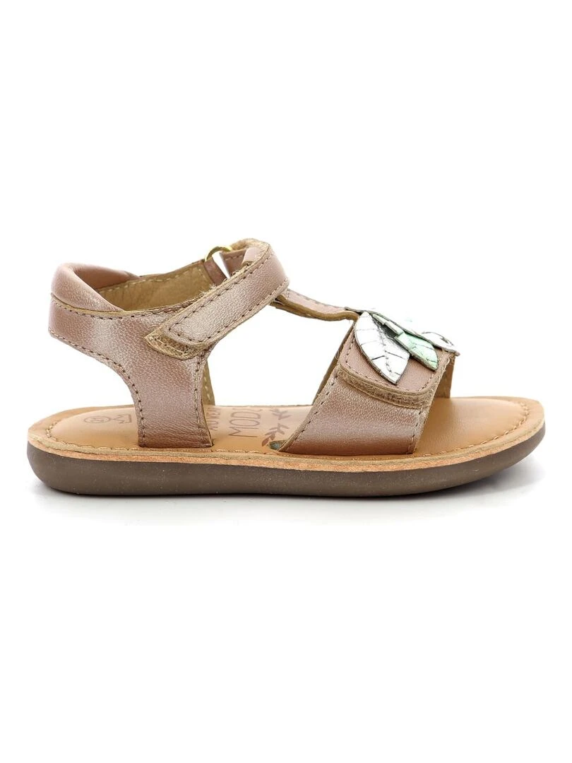 Sandales Cuir Cloleaf Rose