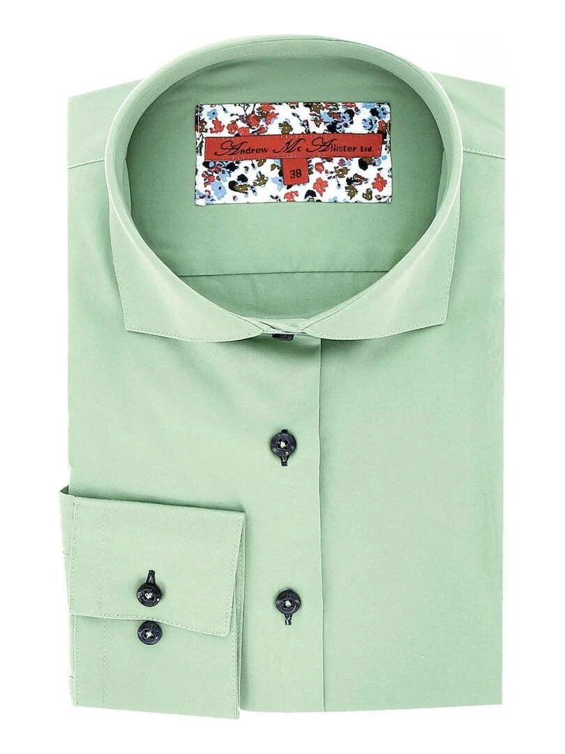 Chemise unie KRYSTAL Vert