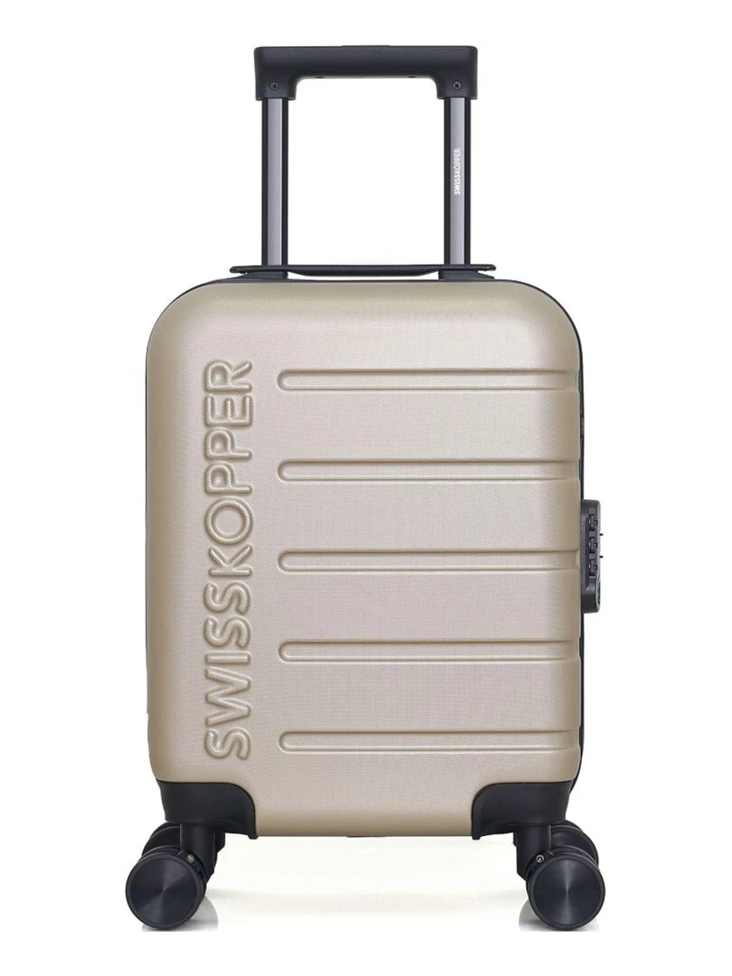 SWISS KOPPER VALISE CABINE XS AIGLE 4 ROUES 46 CM Beige