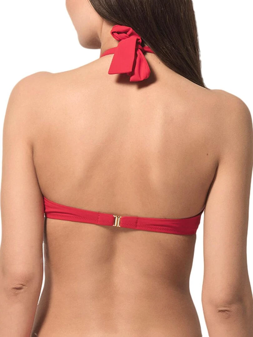 Haut maillot de bain bandeau préformé Blue Sense rouge Rouge