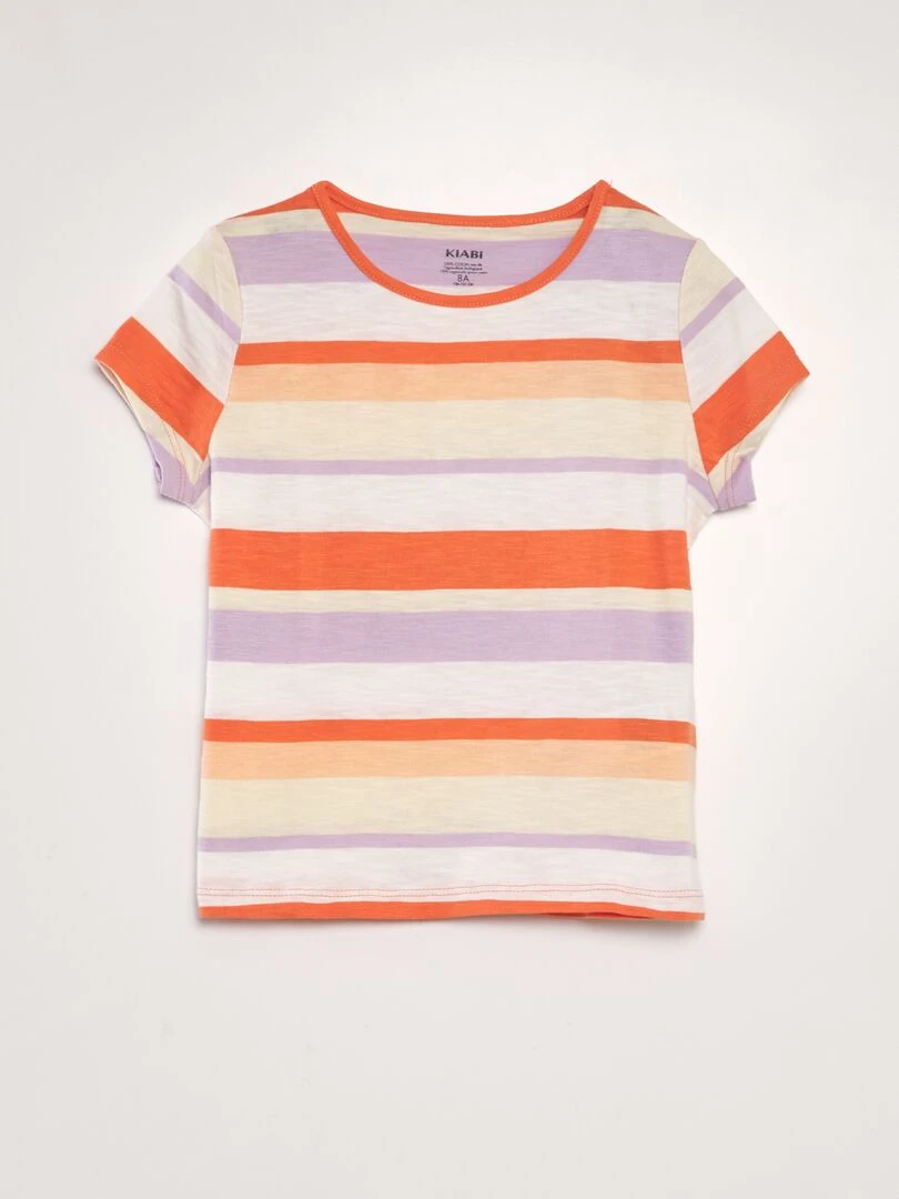 T shirt forme boxy Orange