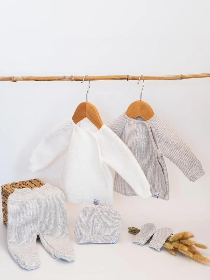 Coffret de naissance Oloron Blanc Gris