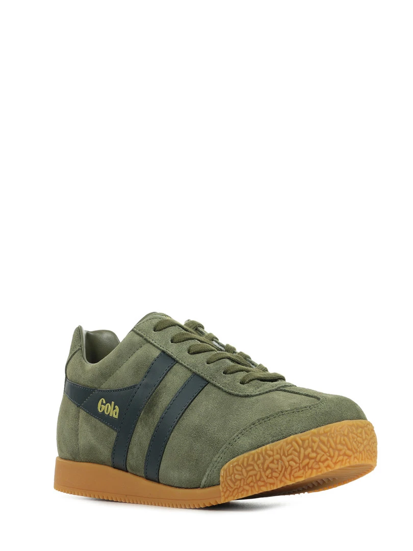 Baskets Harrier Suede   Vert olive