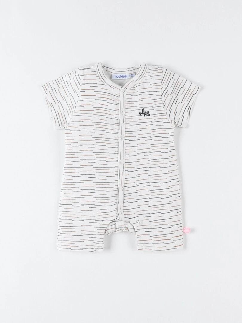 Combishort rayée    Noukie's   Beige