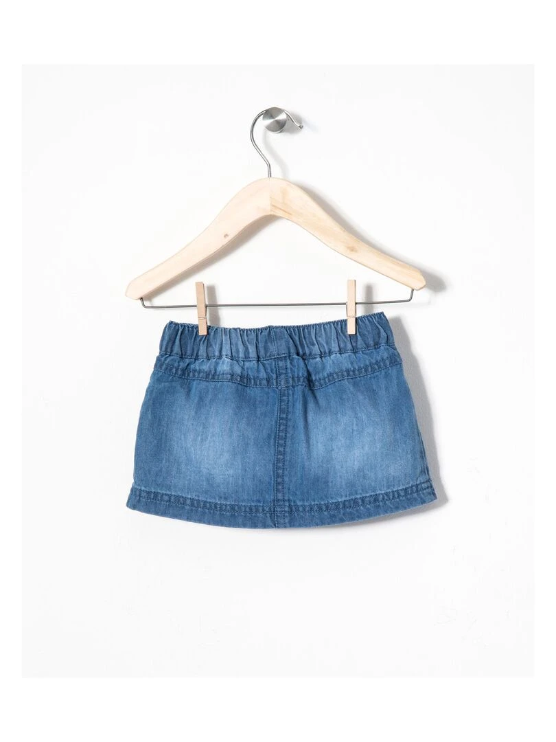 Jupe en Jean avec bloomer Nouveau née ESSENTIALS LINE Bleu