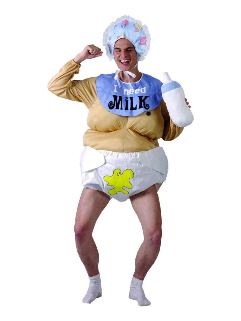 Déguisement Bébé potelé Homme Bleu