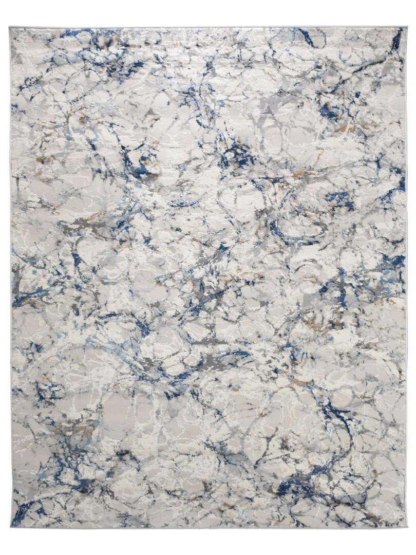 Tapis salon EFAL B OEKO TEX® Bleu