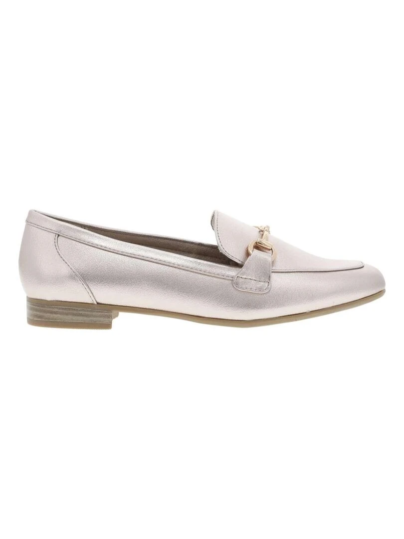 MARCO TOZZI Mocassins talon plat Gris
