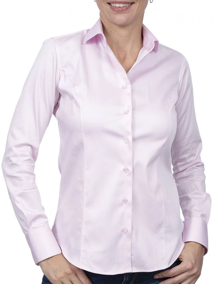 Chemise unie CORRIE Rose
