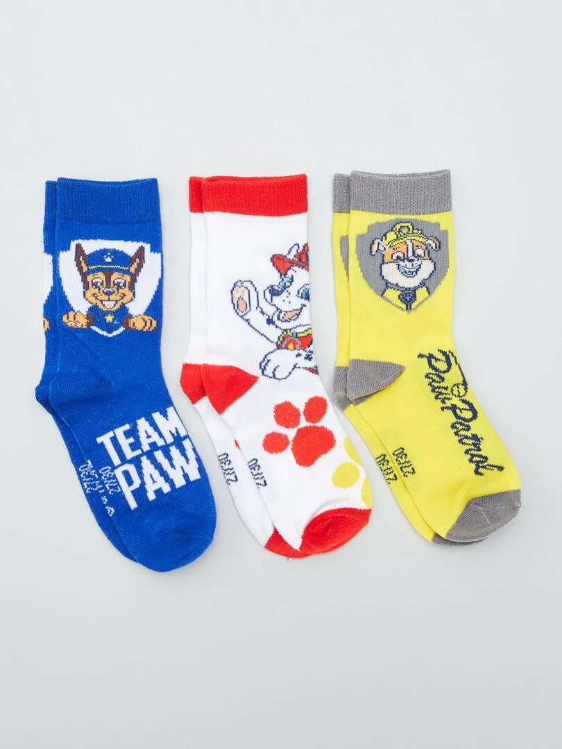 Lot de chaussettes 'Pat 'Patrouille' Jaune