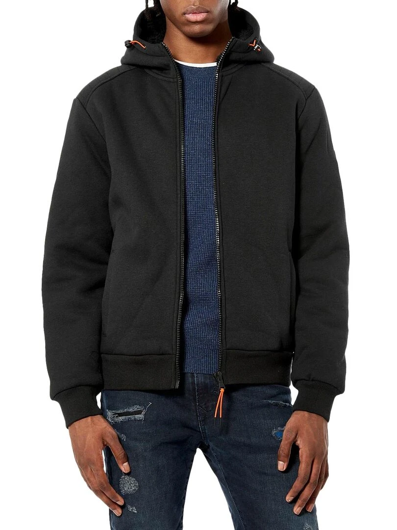 Sweat à Capuche Kaporal Synua Noir