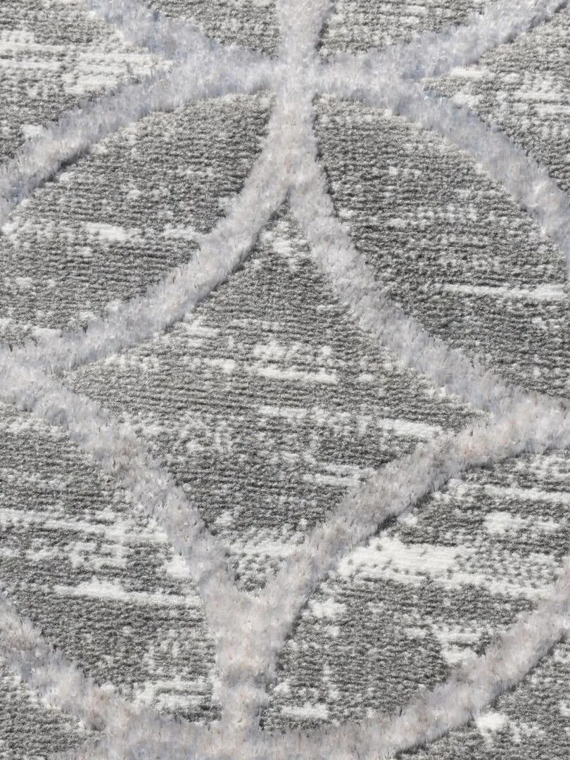 Tapis salon MILOS   Gris