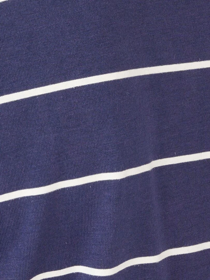 Tee shirt col broderie anglaise   Damart   Bleu marine
