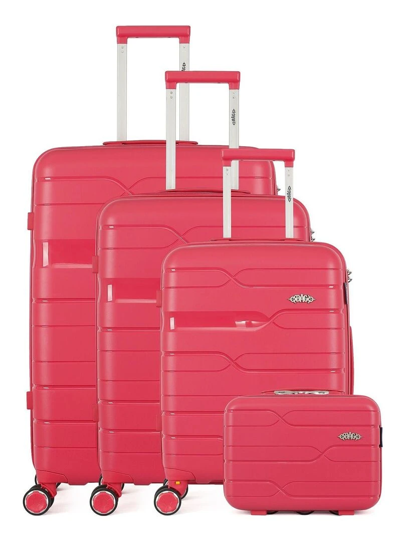 SET DE 4 PEGASE C Rose fushia