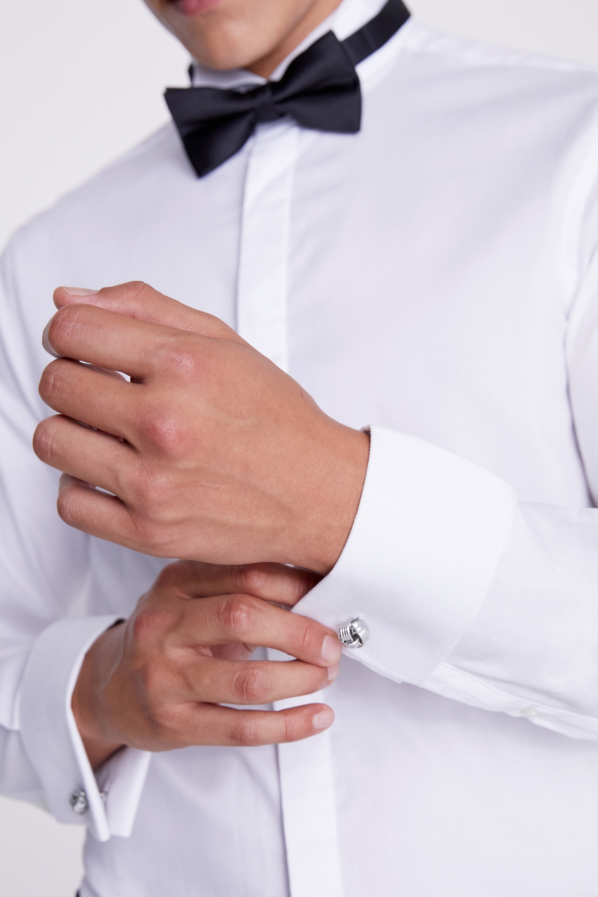 Tailored Fit White Marcella Wing Collar Dress Shirt   Buy Online at Moss