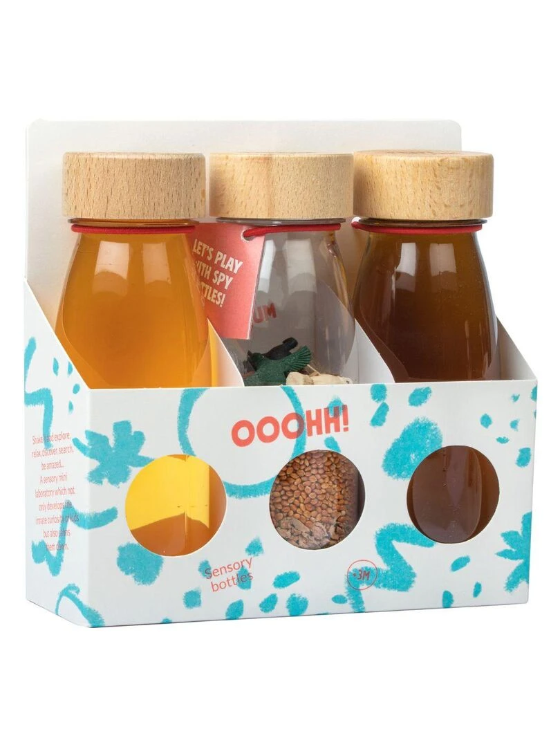 Lot de 3 bouteilles sensorielles Woodland N/A