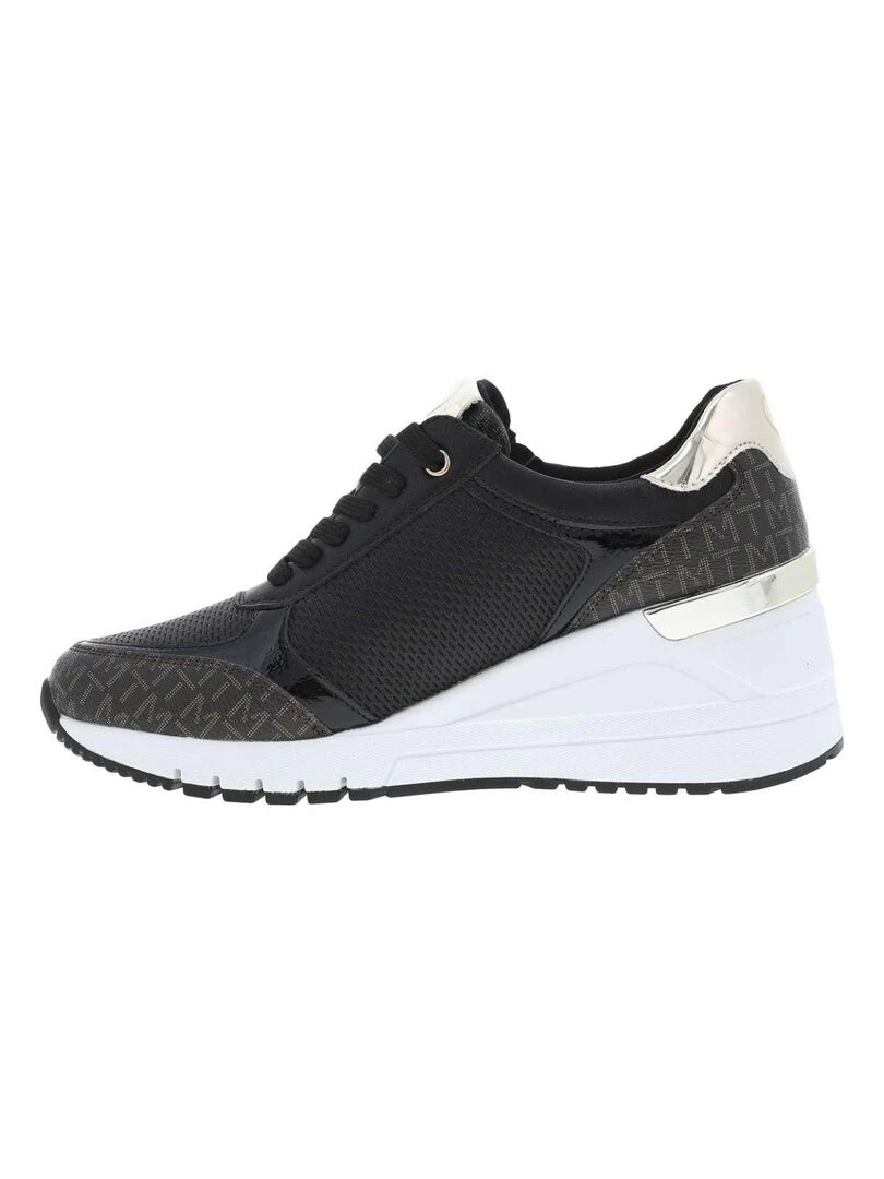 MARCO TOZZI   Baskets talon compensé   Noir