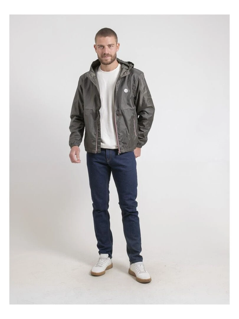Blouson coupe vent capuche ZALTA   Kaki