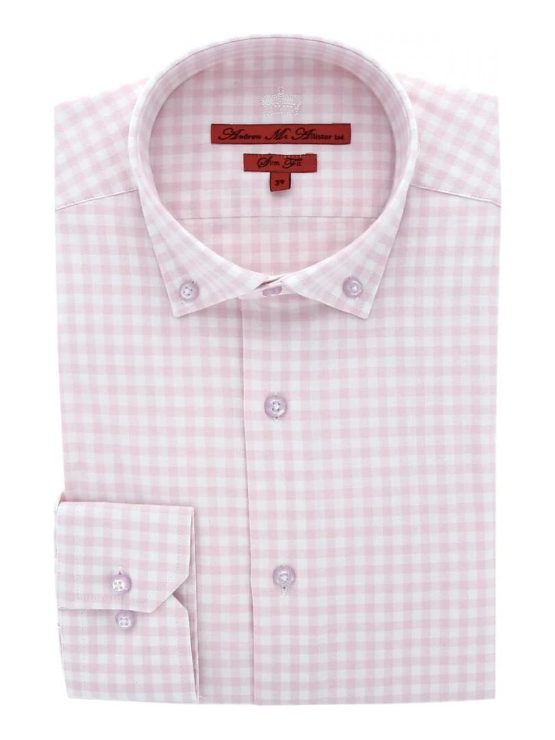 Chemise mode vichy OLIVER Rose