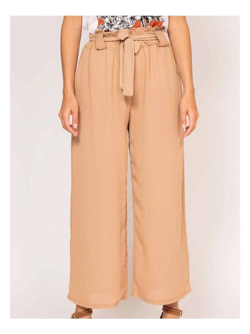 Pantalon fluide EMPALA   Marron