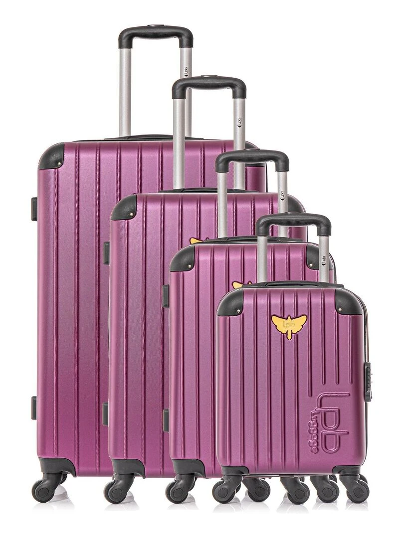 LPB LUGGAGE SET DE 4 MARIANNE M Violet prune