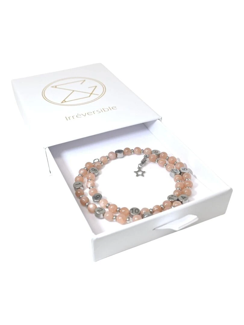 Bracelet d'allaitement   Pierre du soleil   Beige