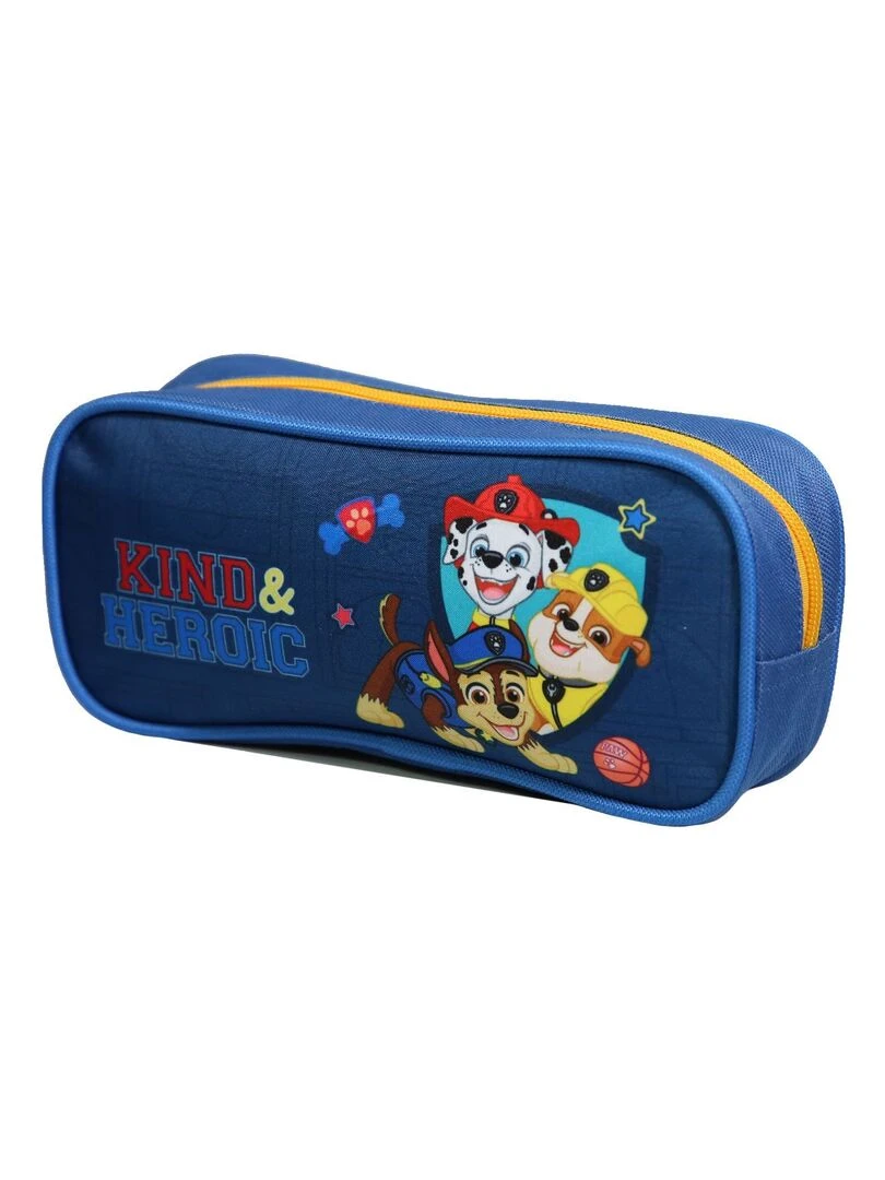 BAGTROTTER Trousse scolaire rectangulaire Pat'Patrouille Bleue Bleu