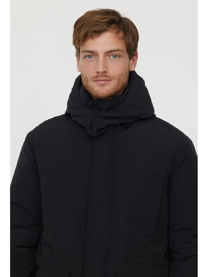 Lee Cooper   Manteau manches longues coton  FOMIO   Noir