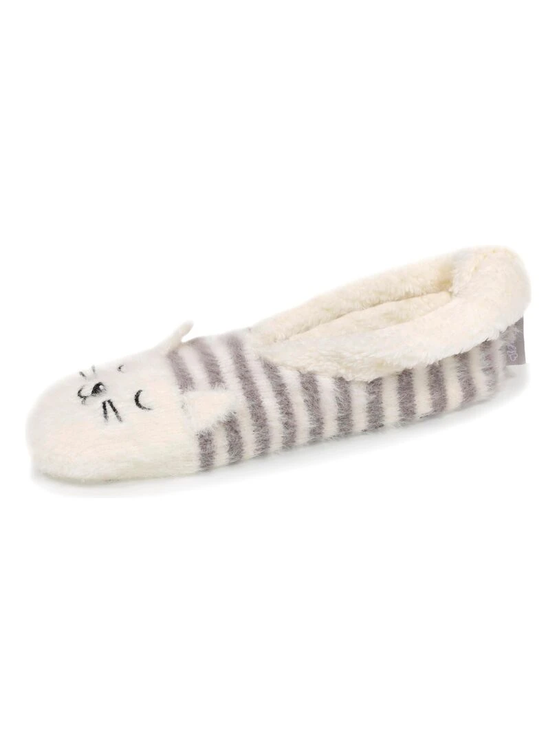 Chaussettes chaussons Femme Chat Multicolore