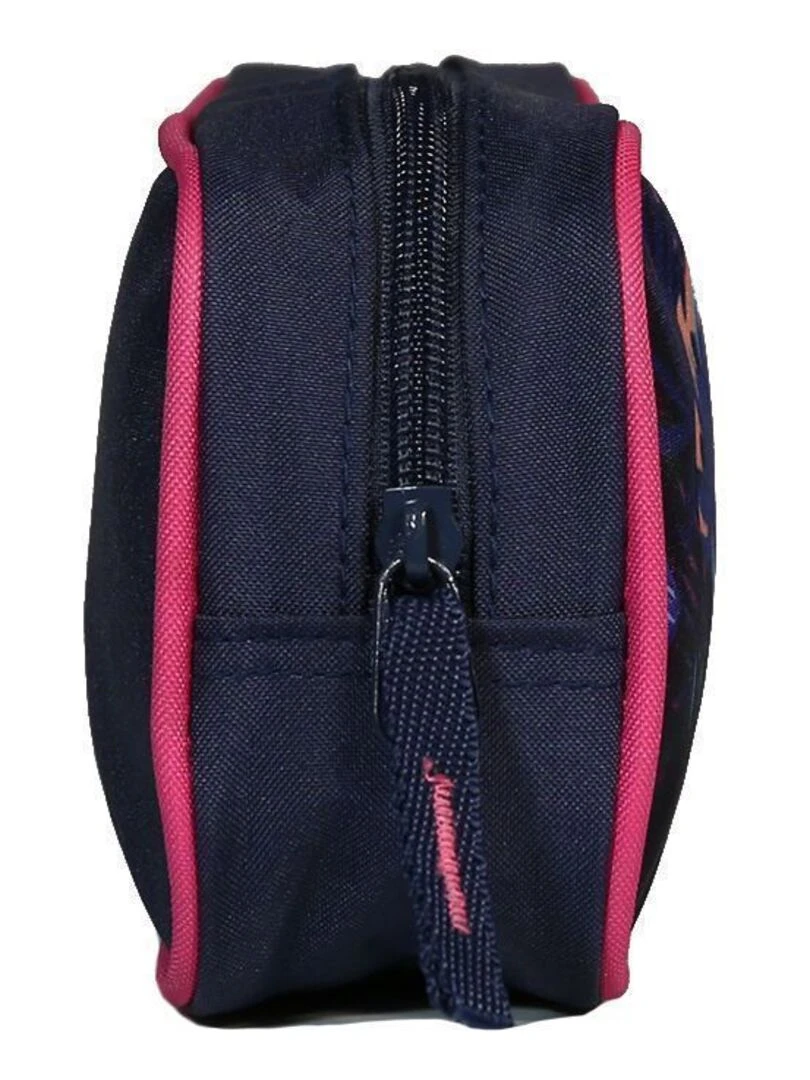 Trousse scolaire rectangulaire Offshore Hibiscus Bleue marine Bagtrotter   Bleu