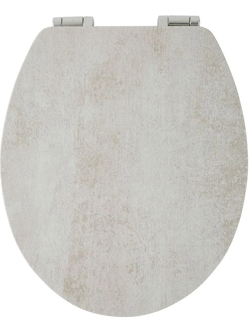 Guy Levasseur Abattant WC MDF compressé frein de chute gris 42.5cm Gris