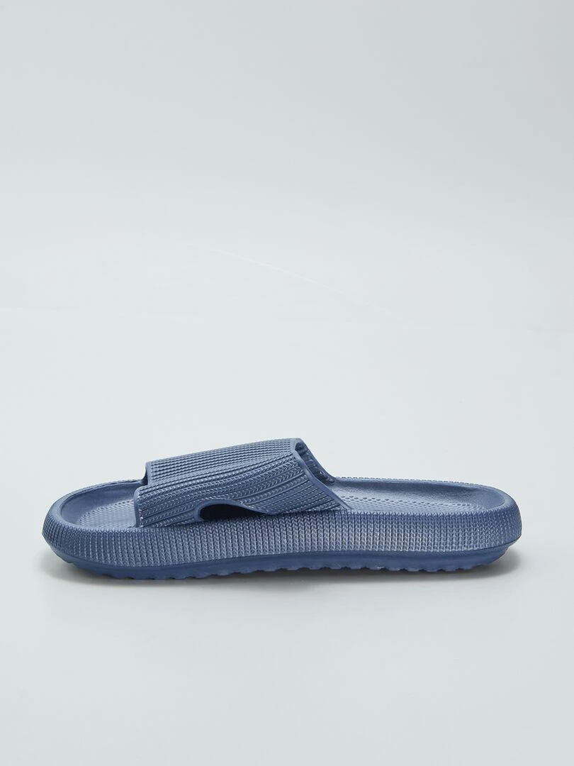 Sandales en plastique moulé   Bleu marine