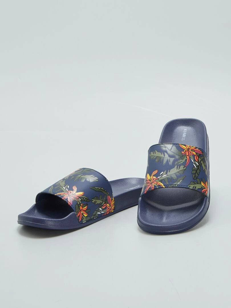 Mules de piscine   Bleu