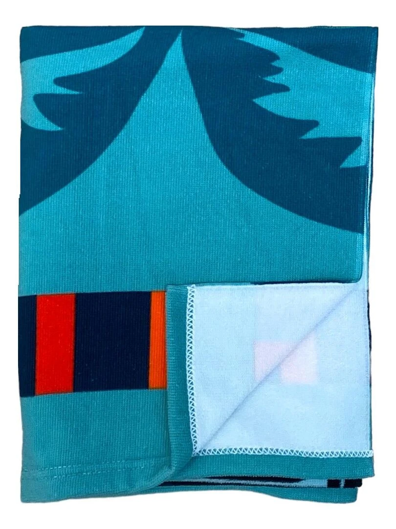 Serviette de plage microfibre Surfista  70x140  250 g/m²   Bleu canard