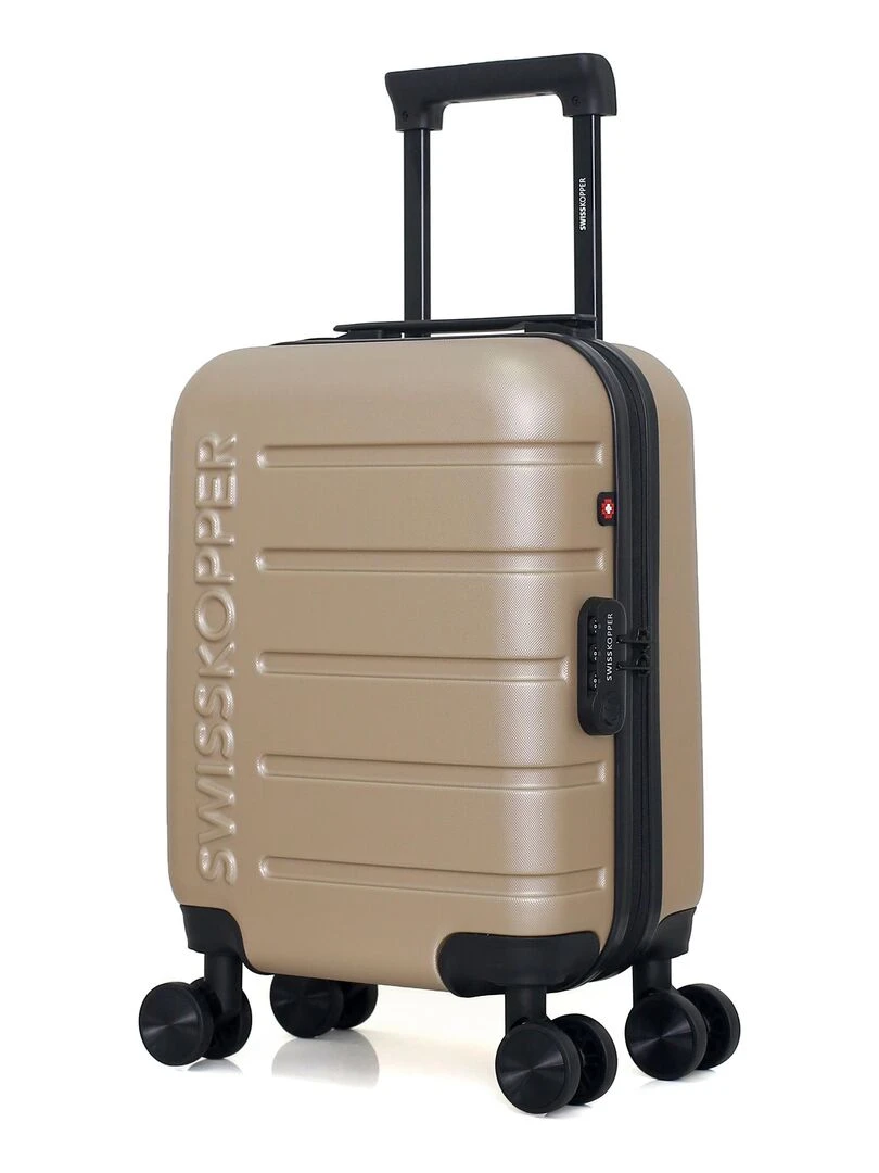SWISS KOPPER VALISE CABINE XS AIGLE 4 ROUES 46 CM Beige
