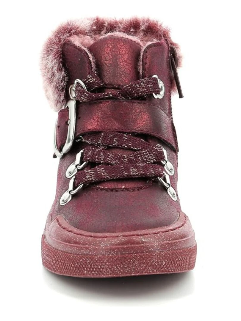 Boots Synthetique Arisnow   Bordeaux