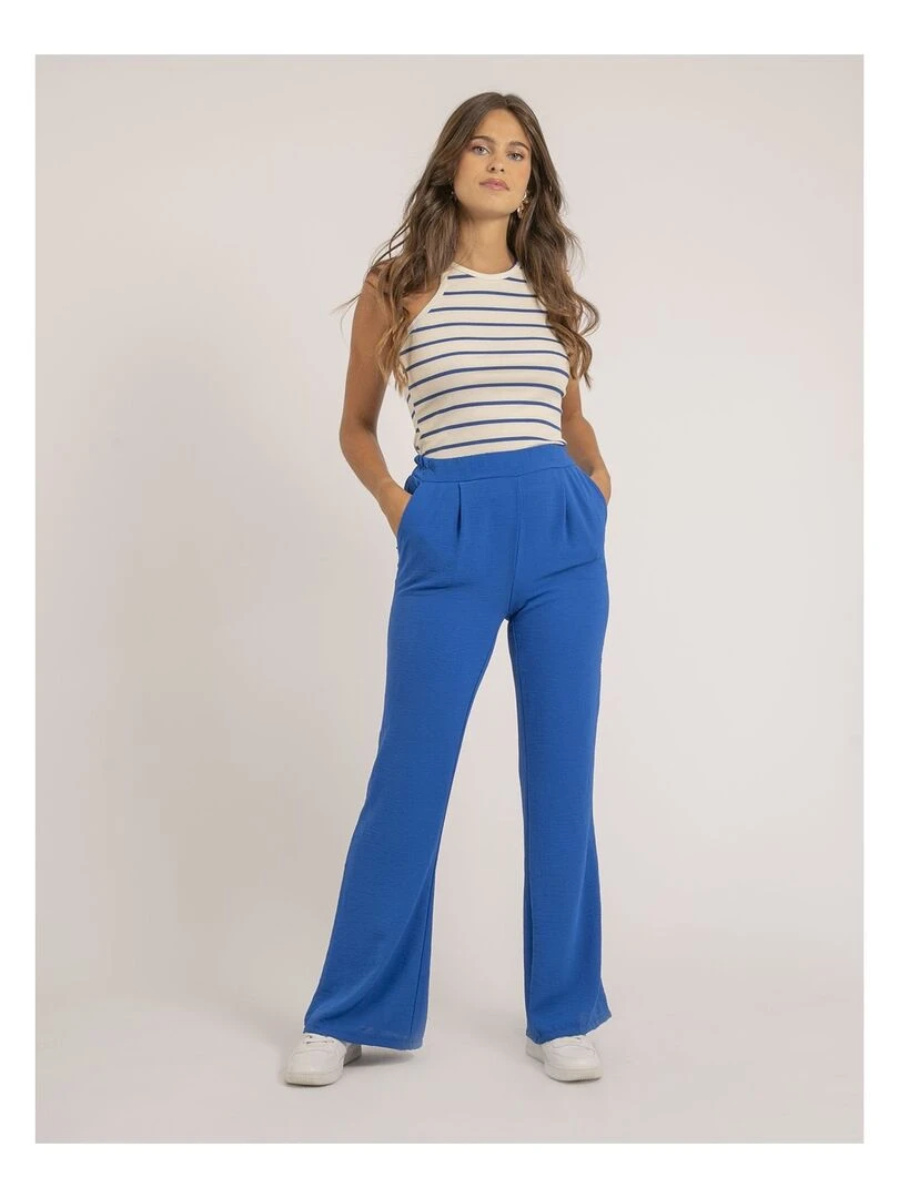 Pantalon EMALINE   Bleu roi