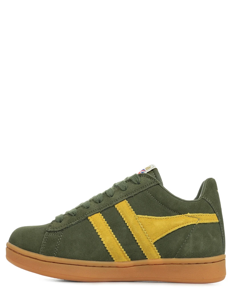 Baskets Equipe Suede   Vert olive