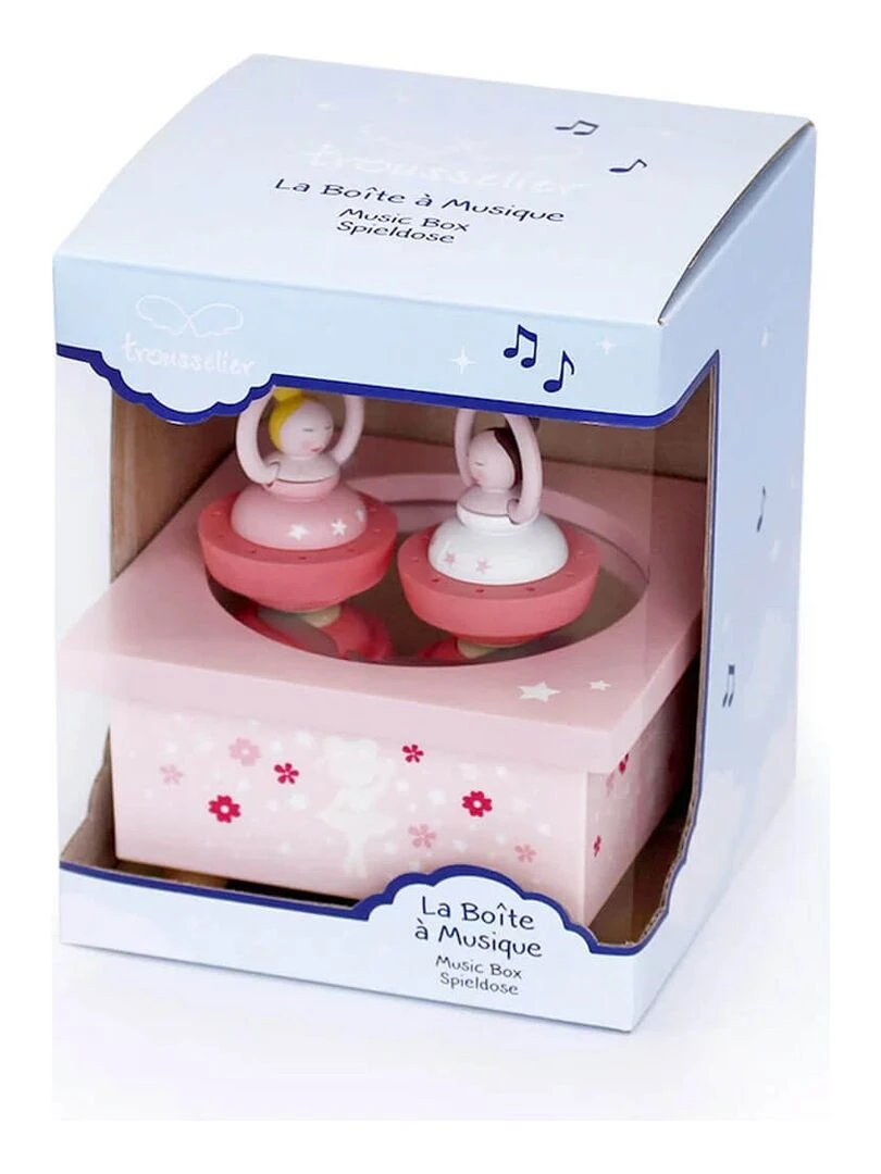 Boîte à musique Bois Ballerine Rose   N/A