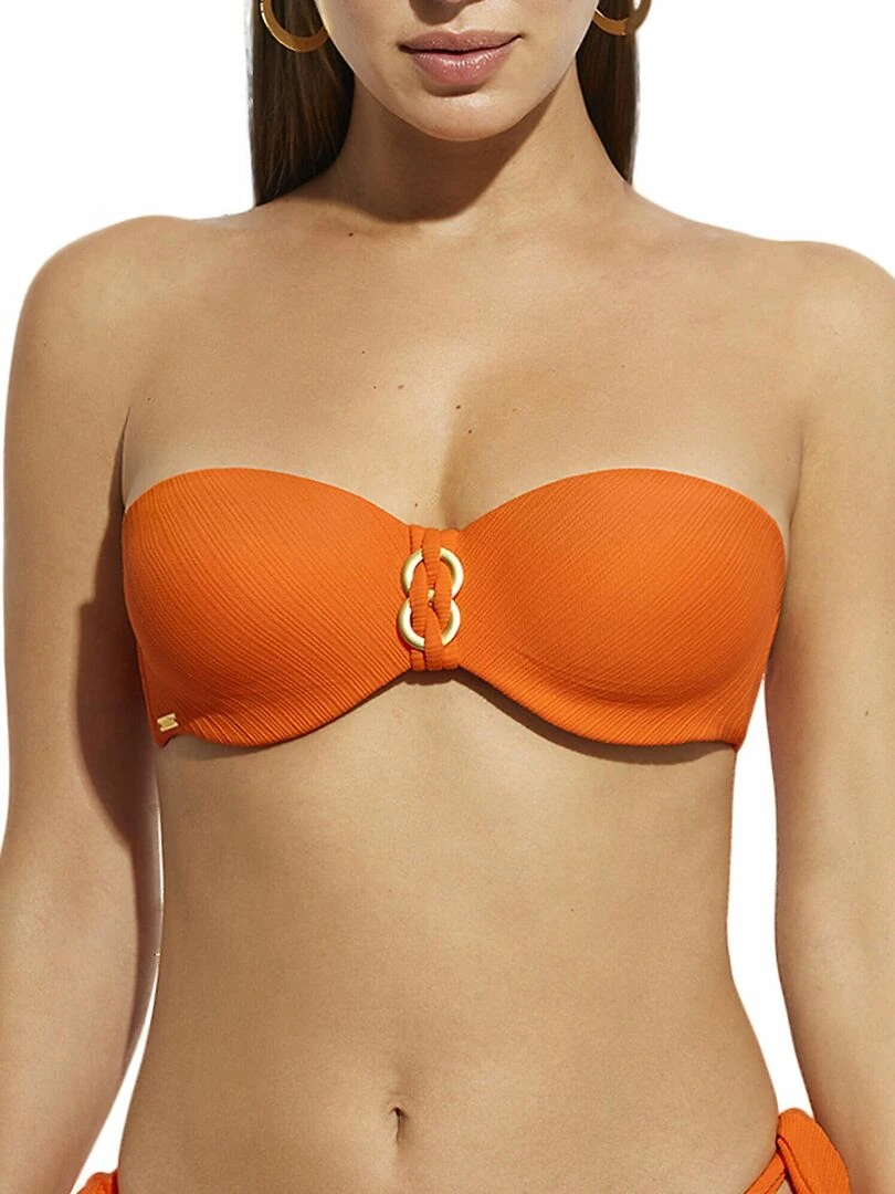 Haut maillot de bain bandeau Daiquiri Orange
