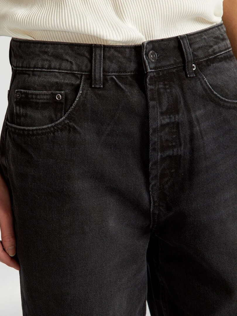 Jean straight   Gris foncé