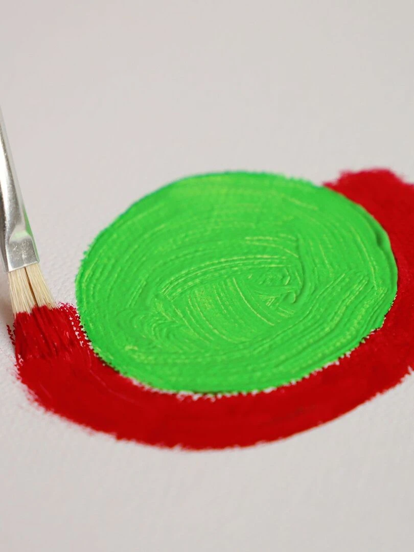 5 pinceaux plats en soie   N/A