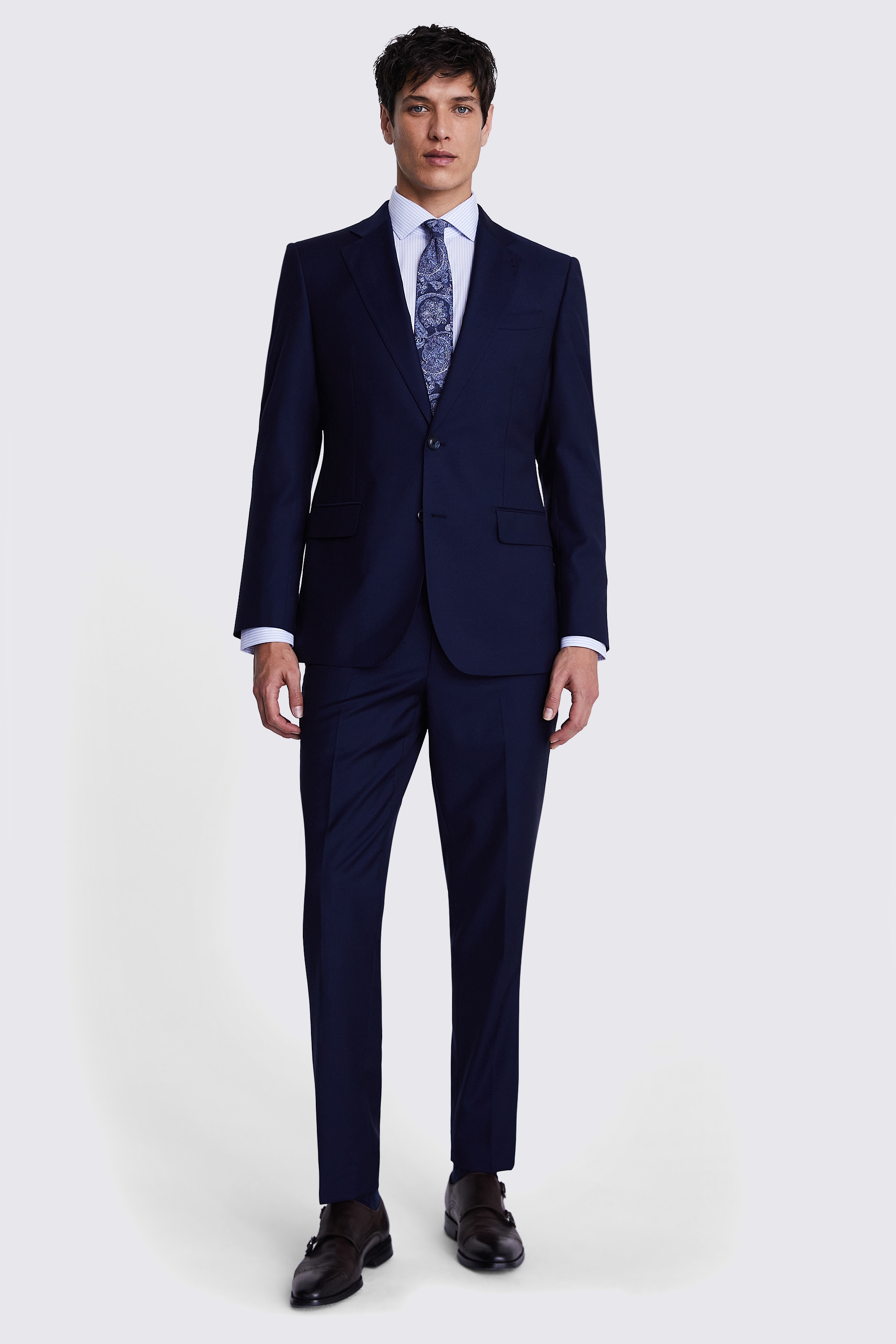 Italian Tailored Fit Navy Jacket Buy Online at Moss