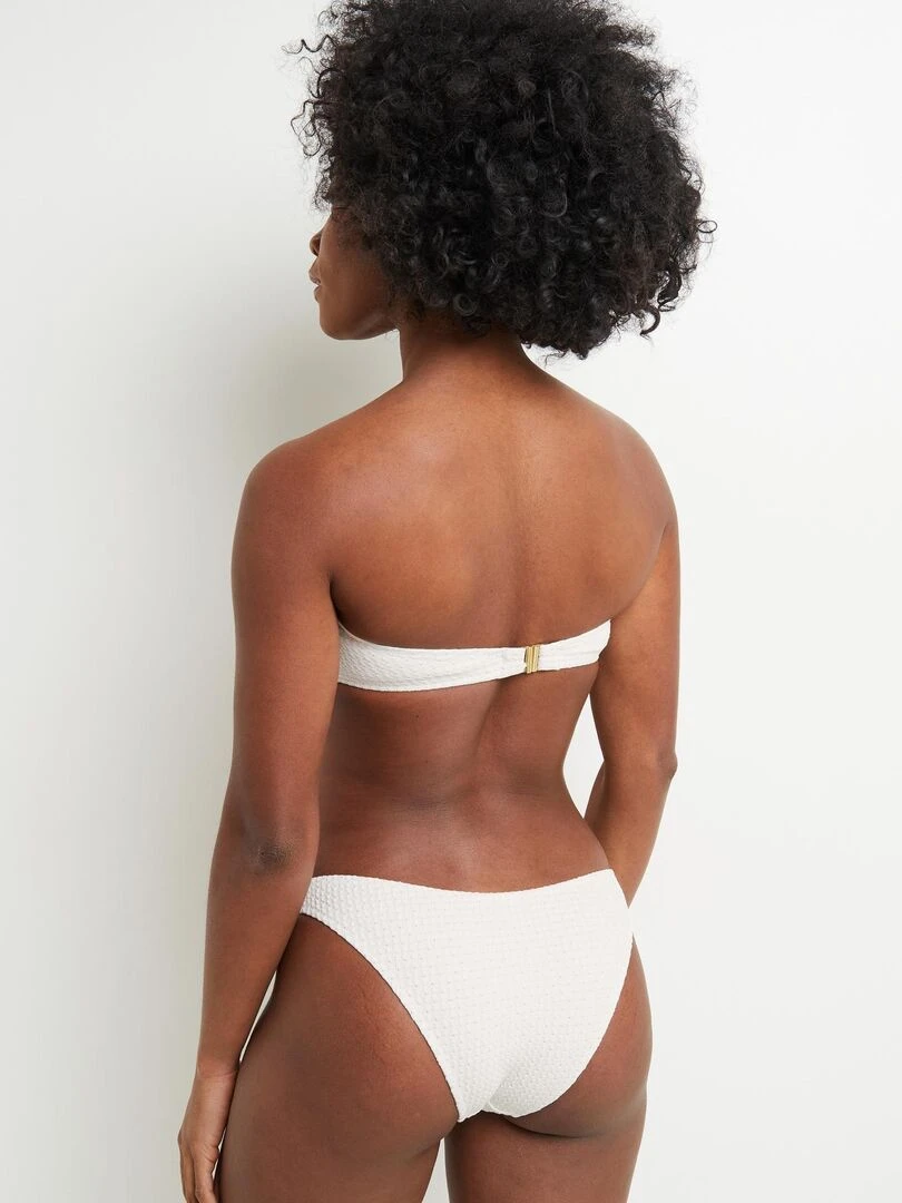 Maillot de bain culotte midi Maud   RougeGorge Lingerie   Blanc