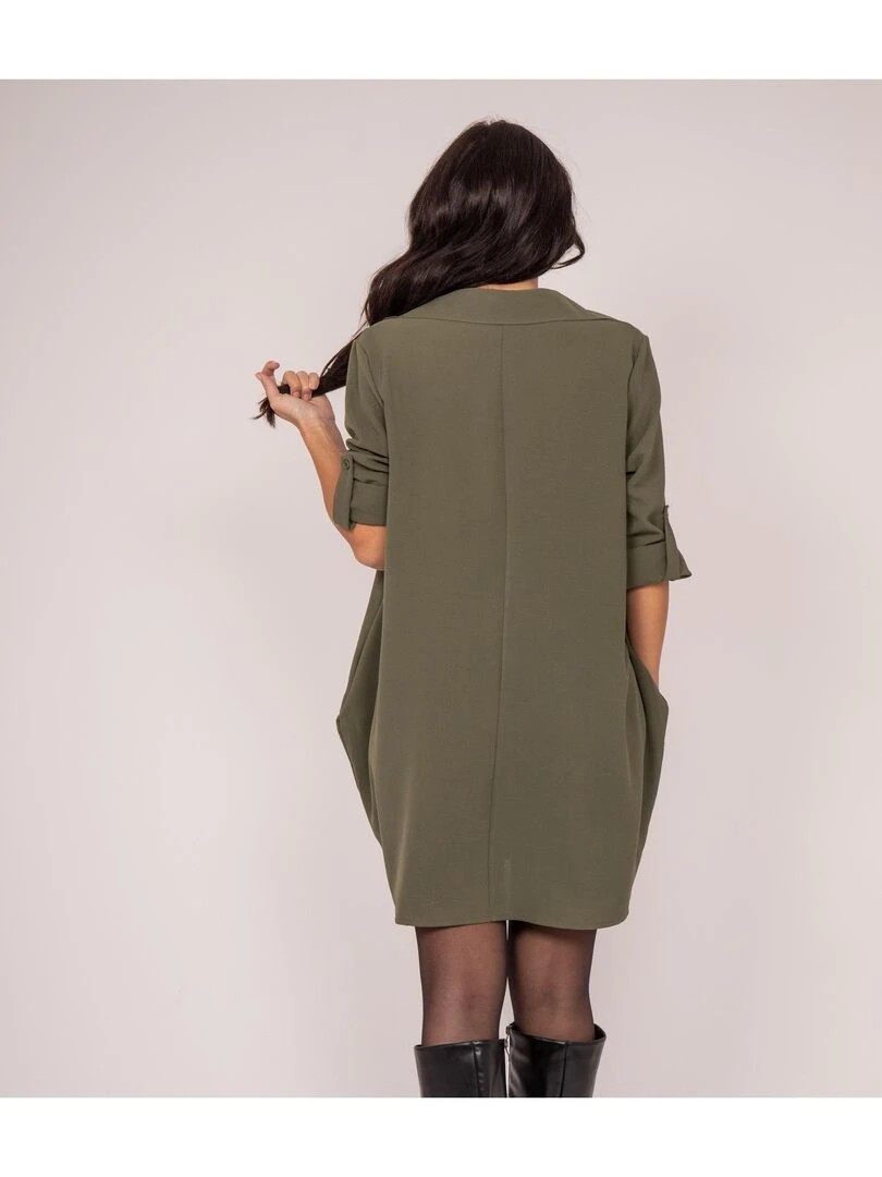 Robe courte ample IMERY Kaki