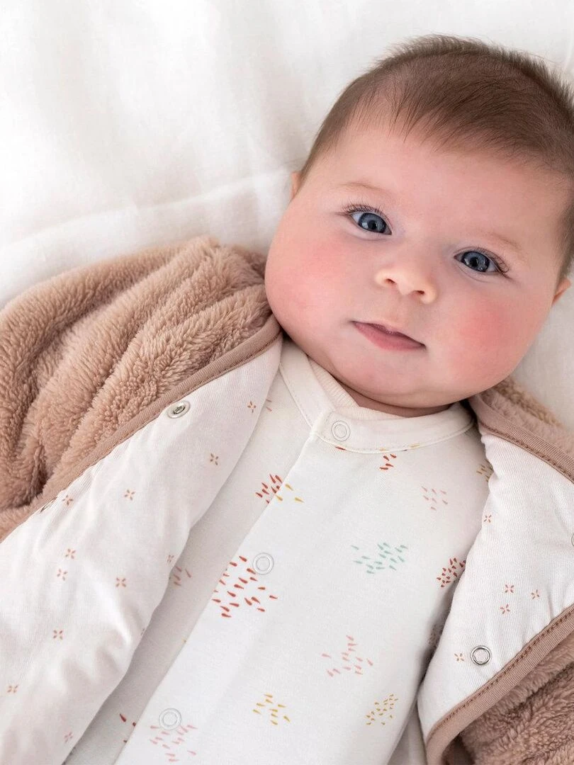 Bemini Gigoteuse avec moufles Softy et jersey Beige