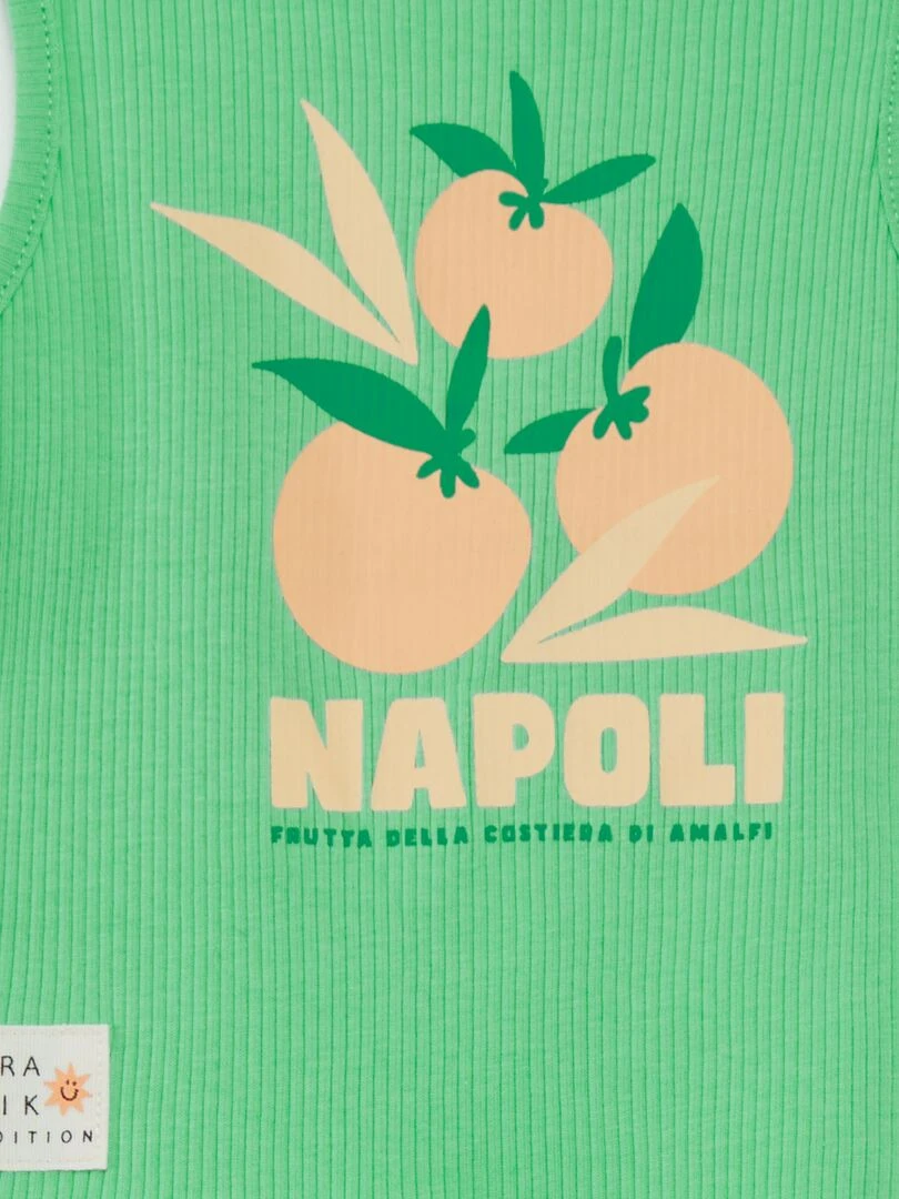 Débardeur côtelé   Grafik Edition   Vert