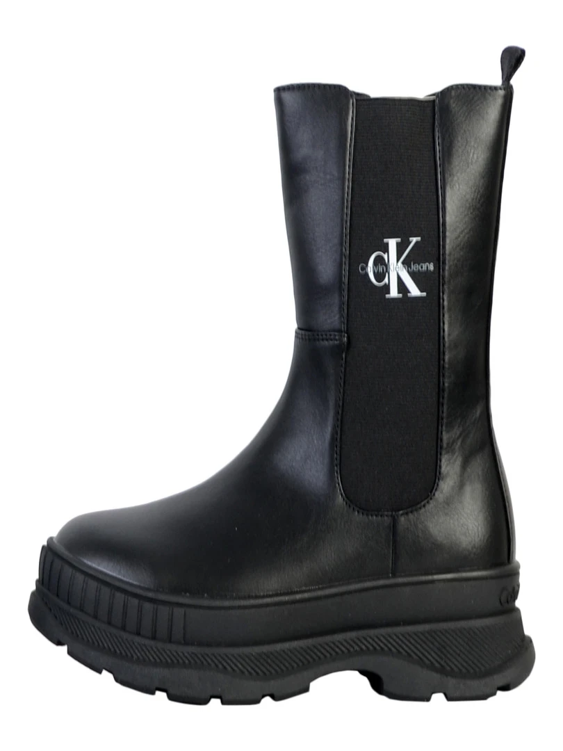 Bottine à Zip Calvin Klein Jeans Chelsea Noir
